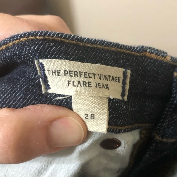 Madewell The Perfect Vintage Flare Jean in Wrenford Wash - Size 28 - Picture 6 of 14
